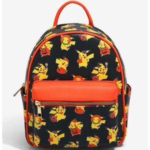 Pokémon Pikachu Halloween Costumes Allover Print Mini Backpack NWT
